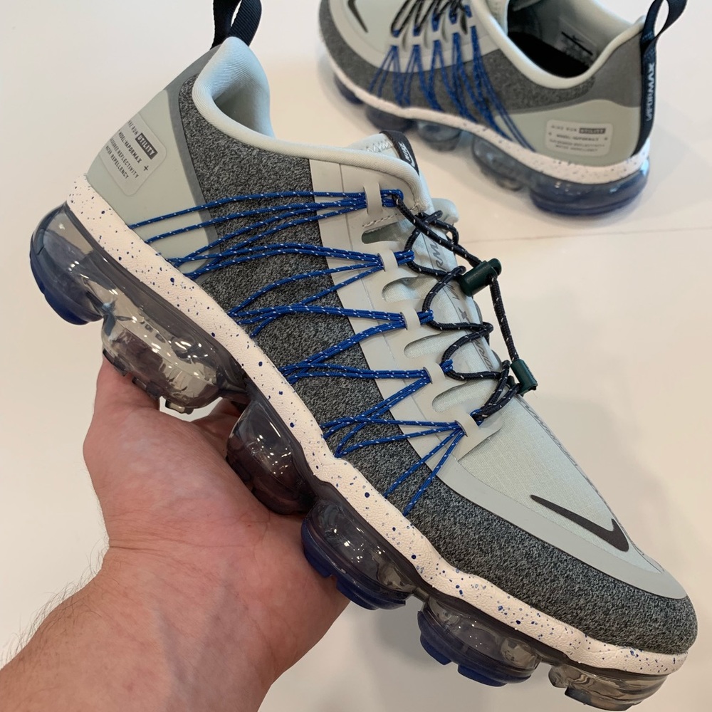 NEW Nike Air VaporMax Run Utility Light Silver